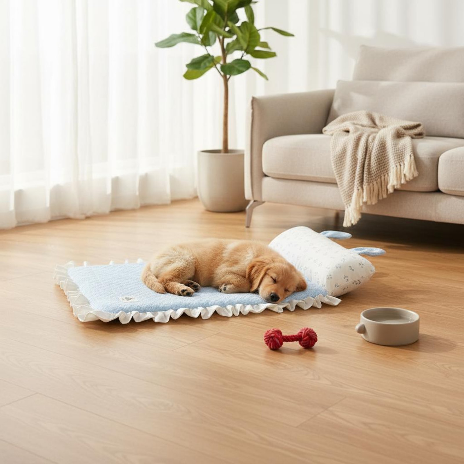 Dog Cooling Mat Cute Ear Pillo - Dog Cooling Mat recension och pris
