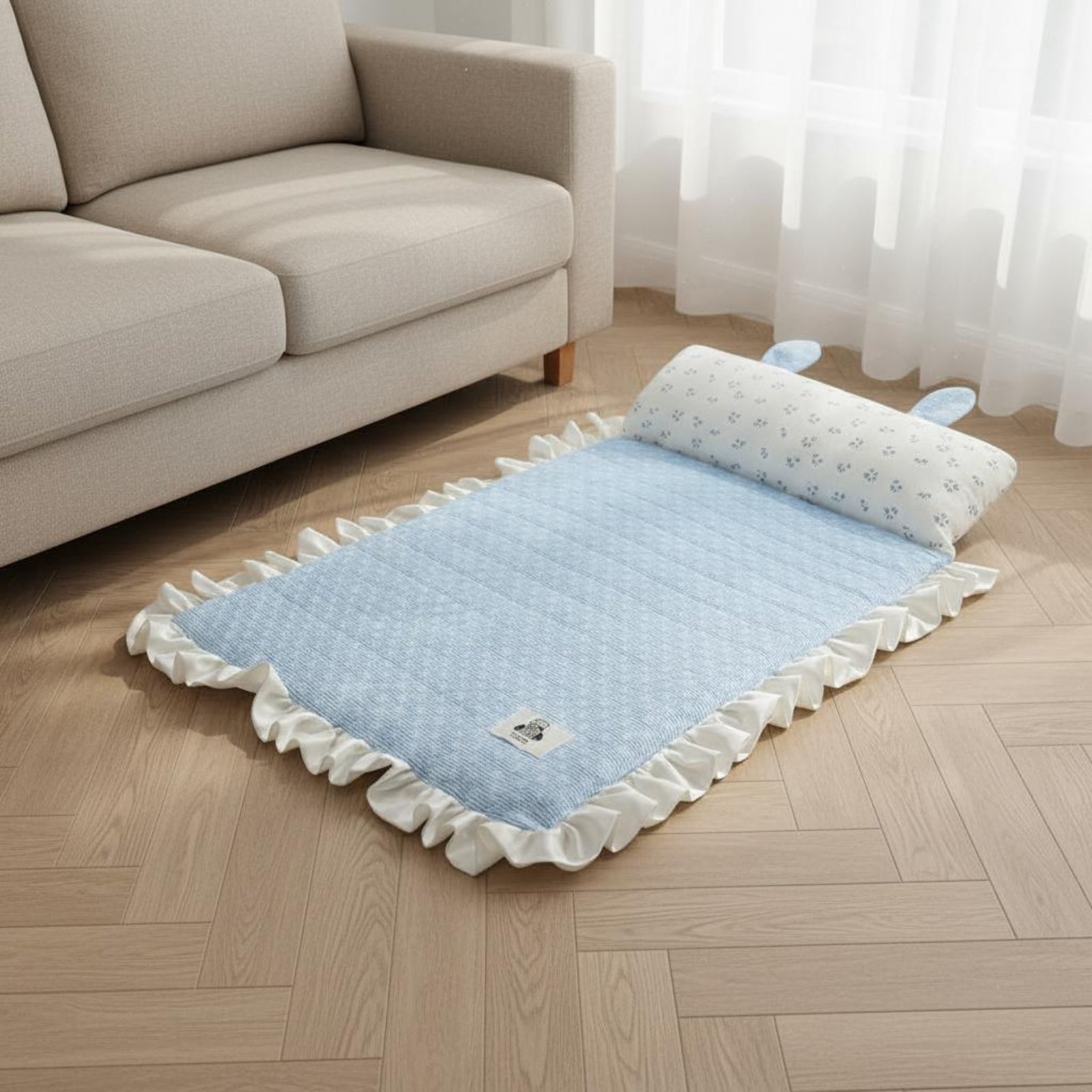 Dog Cooling Mat Cute Ear Pillo - Dog Cooling Mat recension och pris