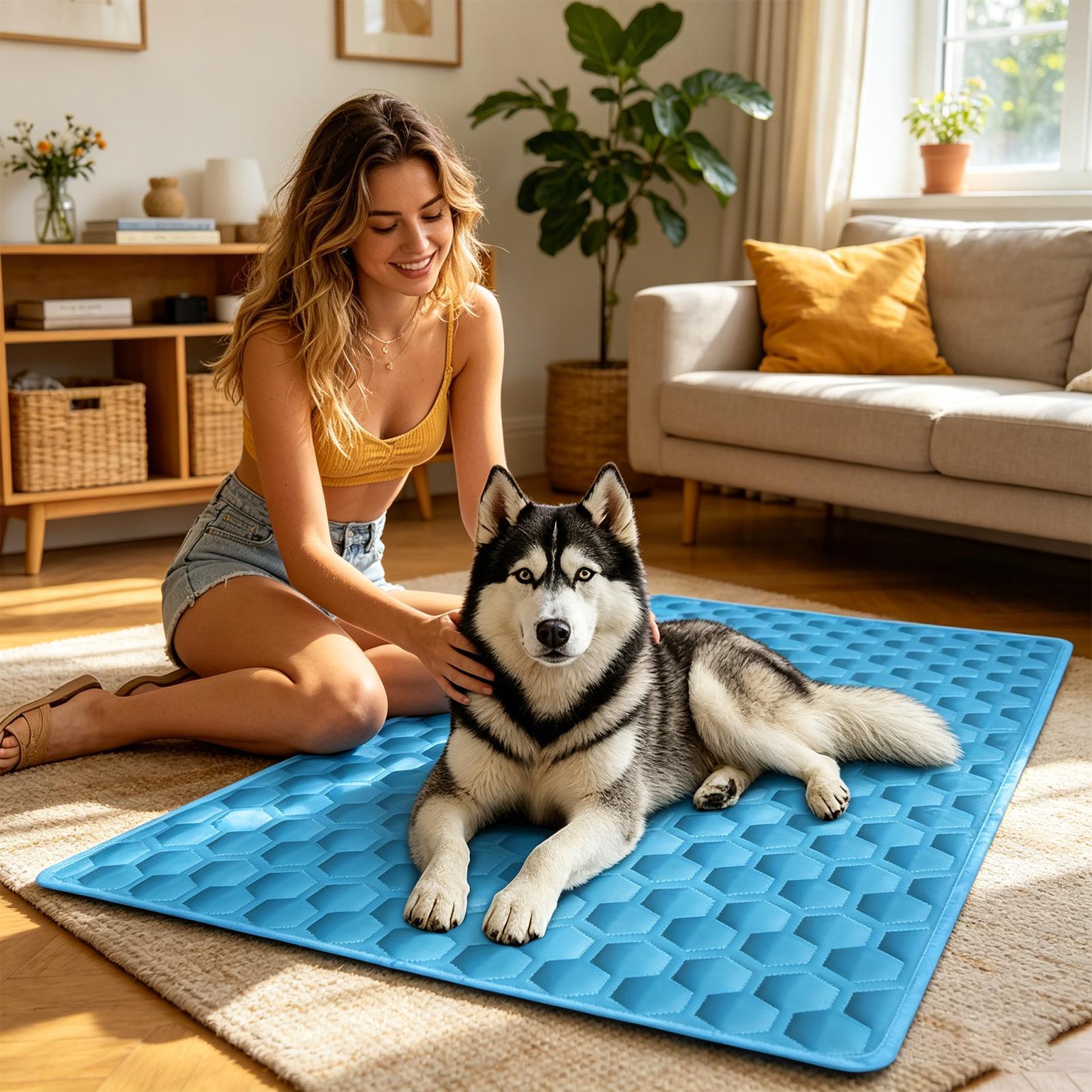 Summer Pet Ice Pad Cool Sleepi - Dog Cooling Mat recension och pris