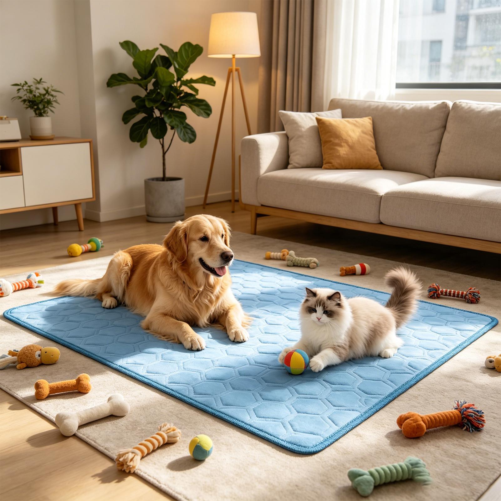 Summer Pet Ice Pad Cool Sleepi - Dog Cooling Mat recension och pris