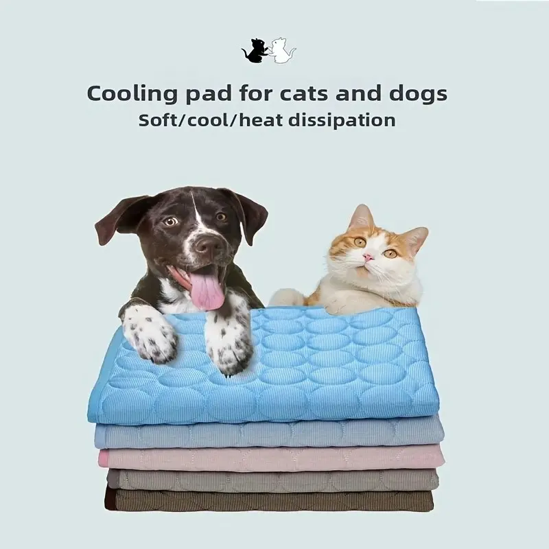 Pet Summer Ice Silk Cooling Pa - Dog Cooling Mat recension och pris