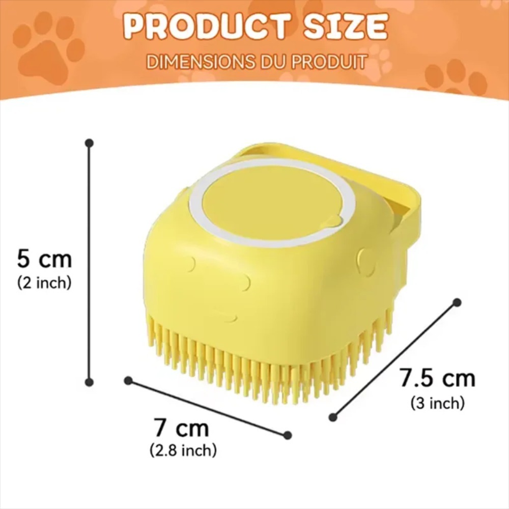 Silicone Bath Massage Brush Mu - Pet Supplies Vending Machine recension och pris