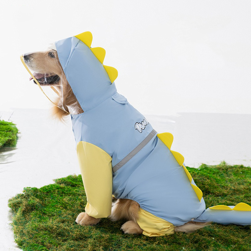 Large Dog Dinosaur Raincoat Go - Dog Raincoat recension och pris