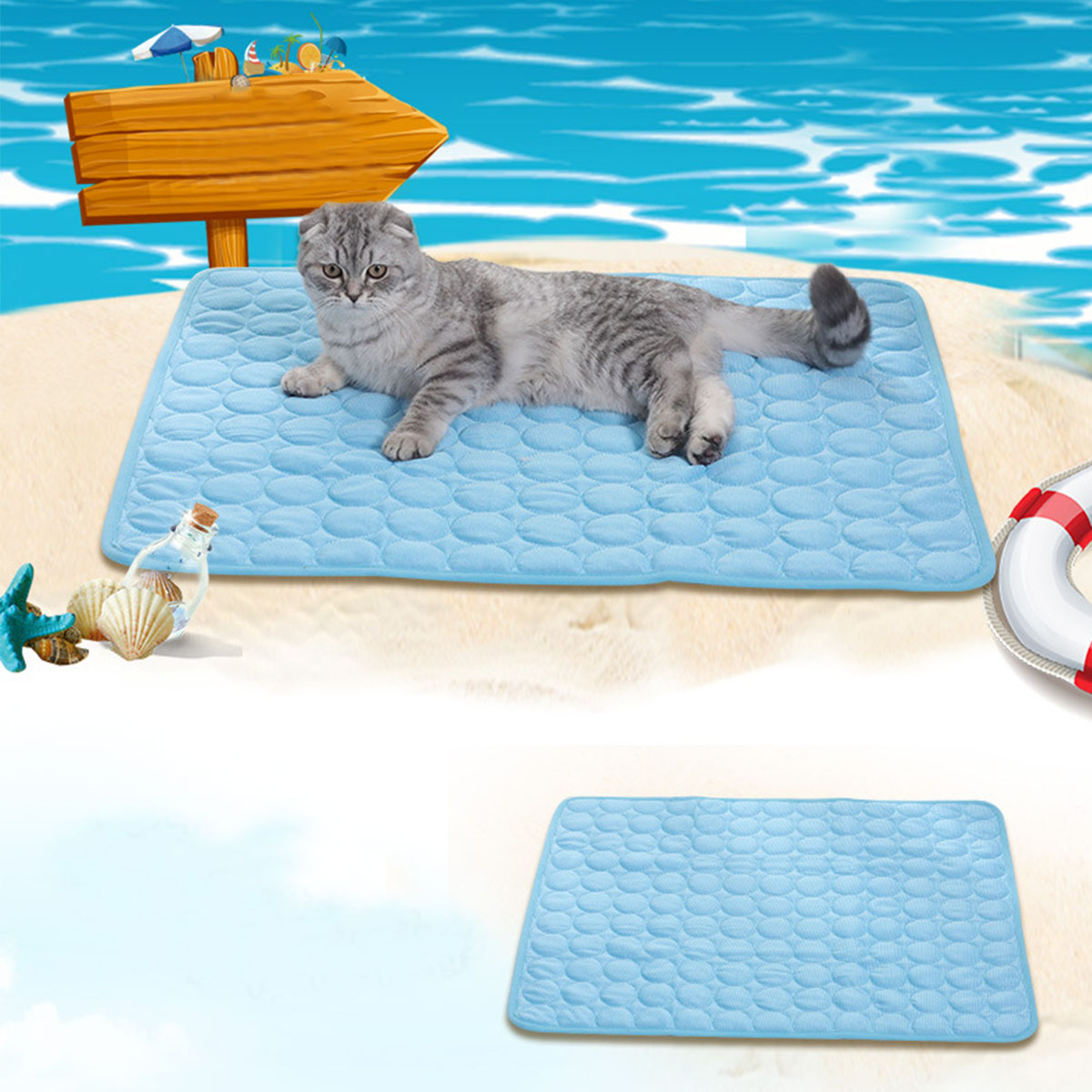 Pet Ice Mats Summer Cat Dog So - Dog Cooling Mat recension och pris