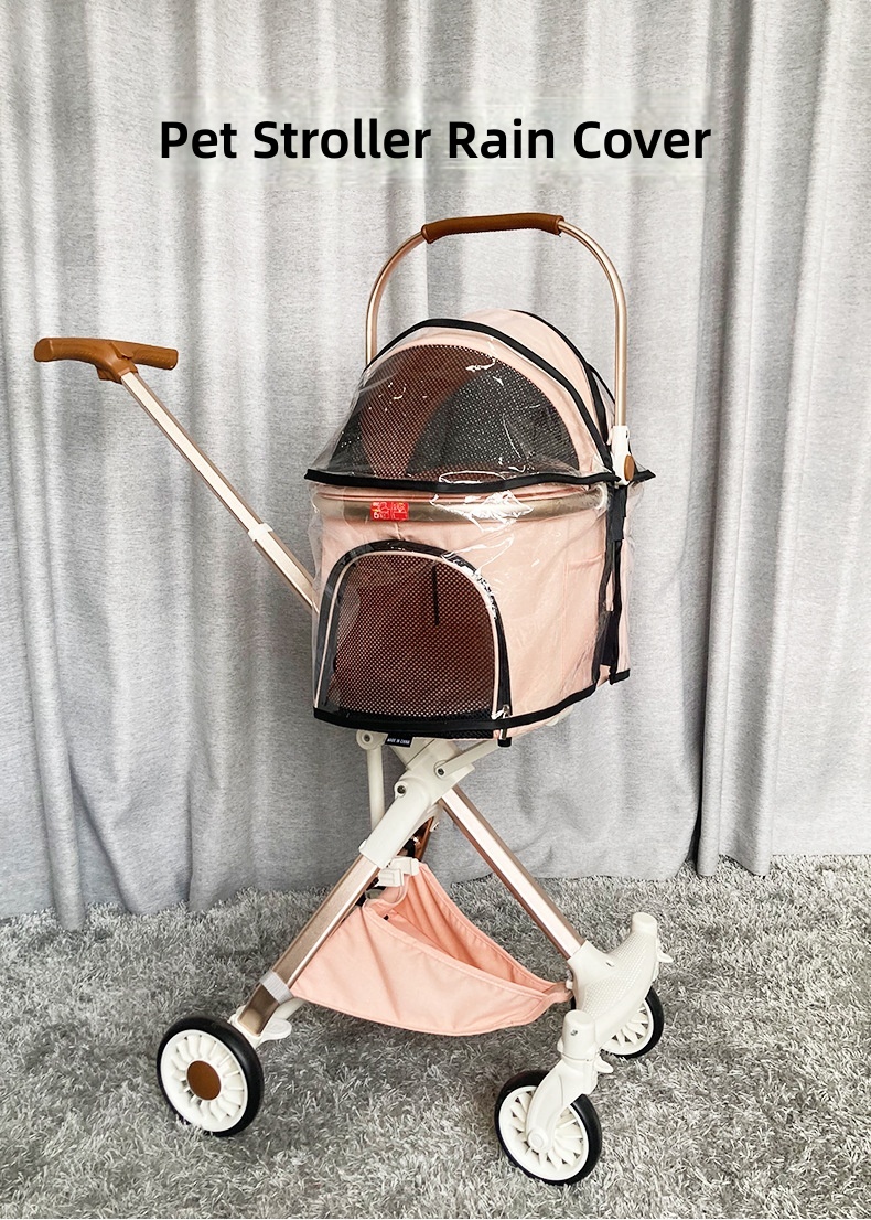 Pet Stroller Rain Cover, Trans - Dog Raincoat recension och pris