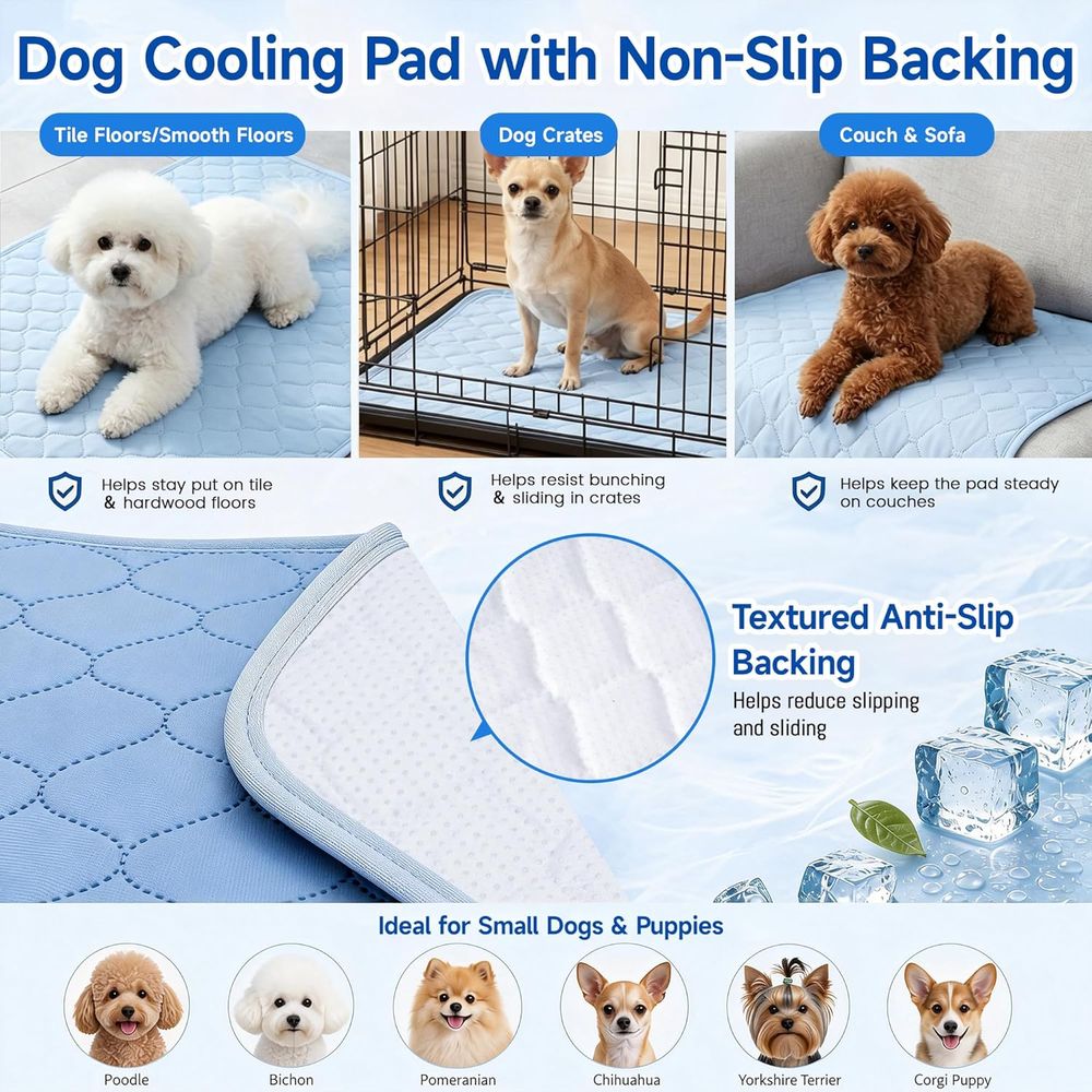Cooling Pad for Small Dogs, Pu - Dog Cooling Mat recension och pris