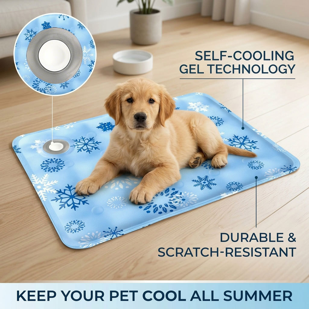 Summer Pet Mat, Pet Ice Mat, D - Dog Cooling Mat recension och pris