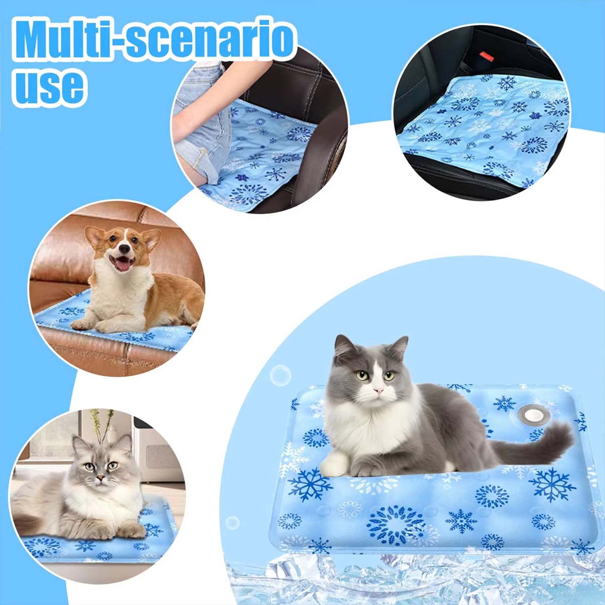 Summer Pet Mat, Pet Ice Mat, D - Dog Cooling Mat recension och pris