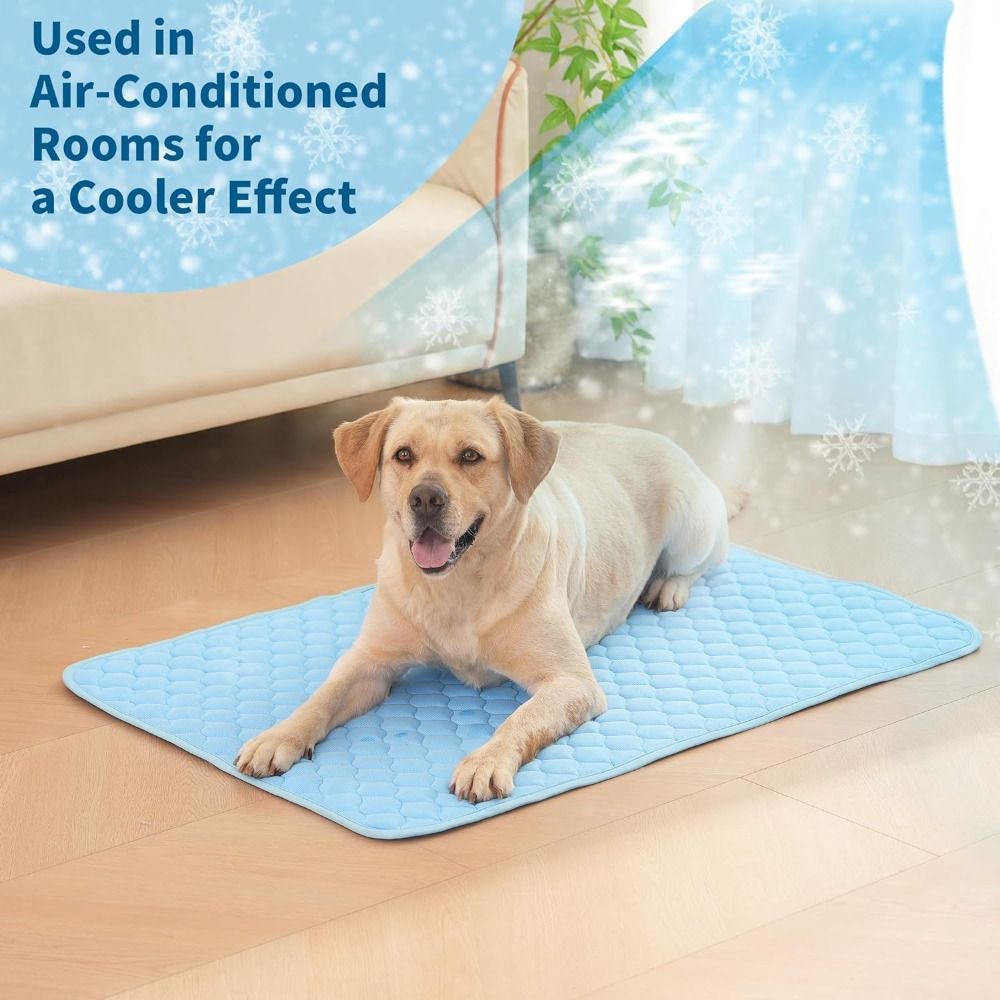 5 sizes Cool Ice Silk Moisture - Dog Cooling Mat recension och pris