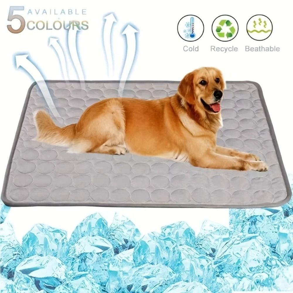 5 sizes Cool Ice Silk Moisture - Dog Cooling Mat recension och pris
