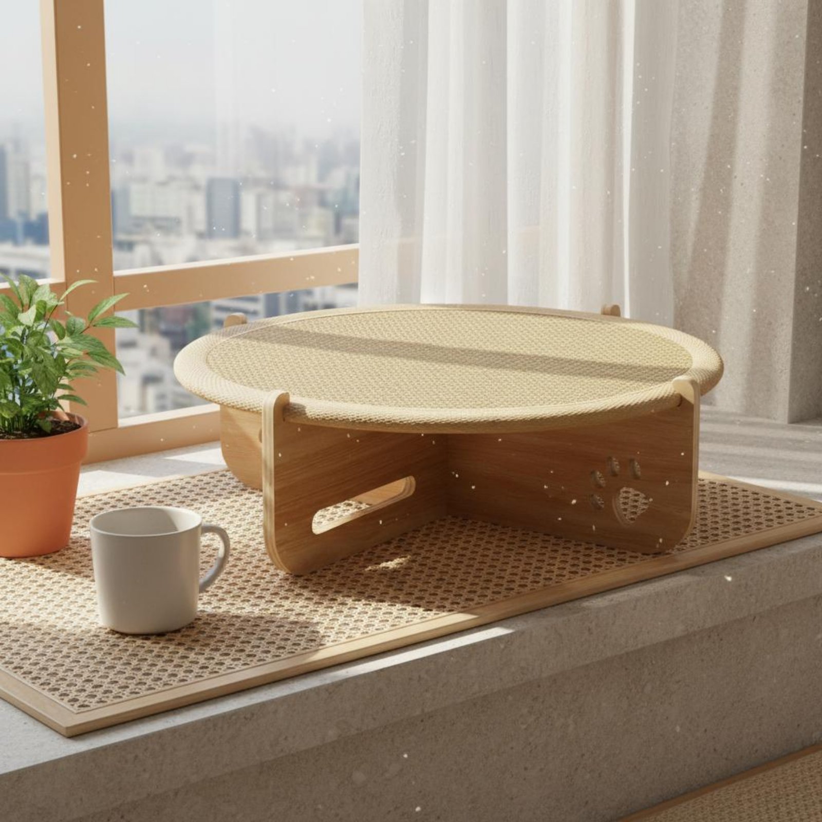 Feline Scratcher Bed Two-in-Si - Dog Cooling Mat recension och pris