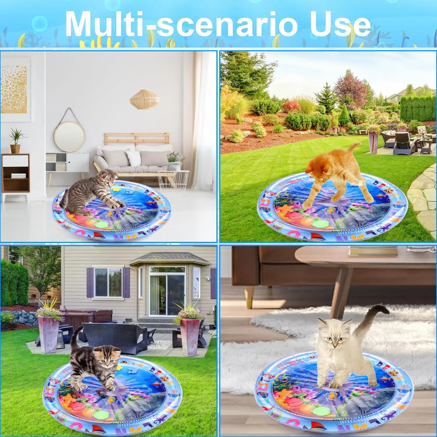 Upgraded Thickened PVC Water P - Dog Cooling Mat recension och pris